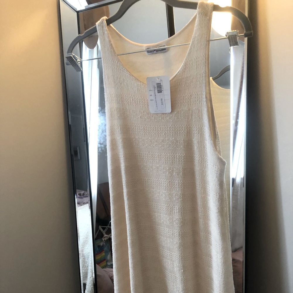 cream colored dress, new with tags